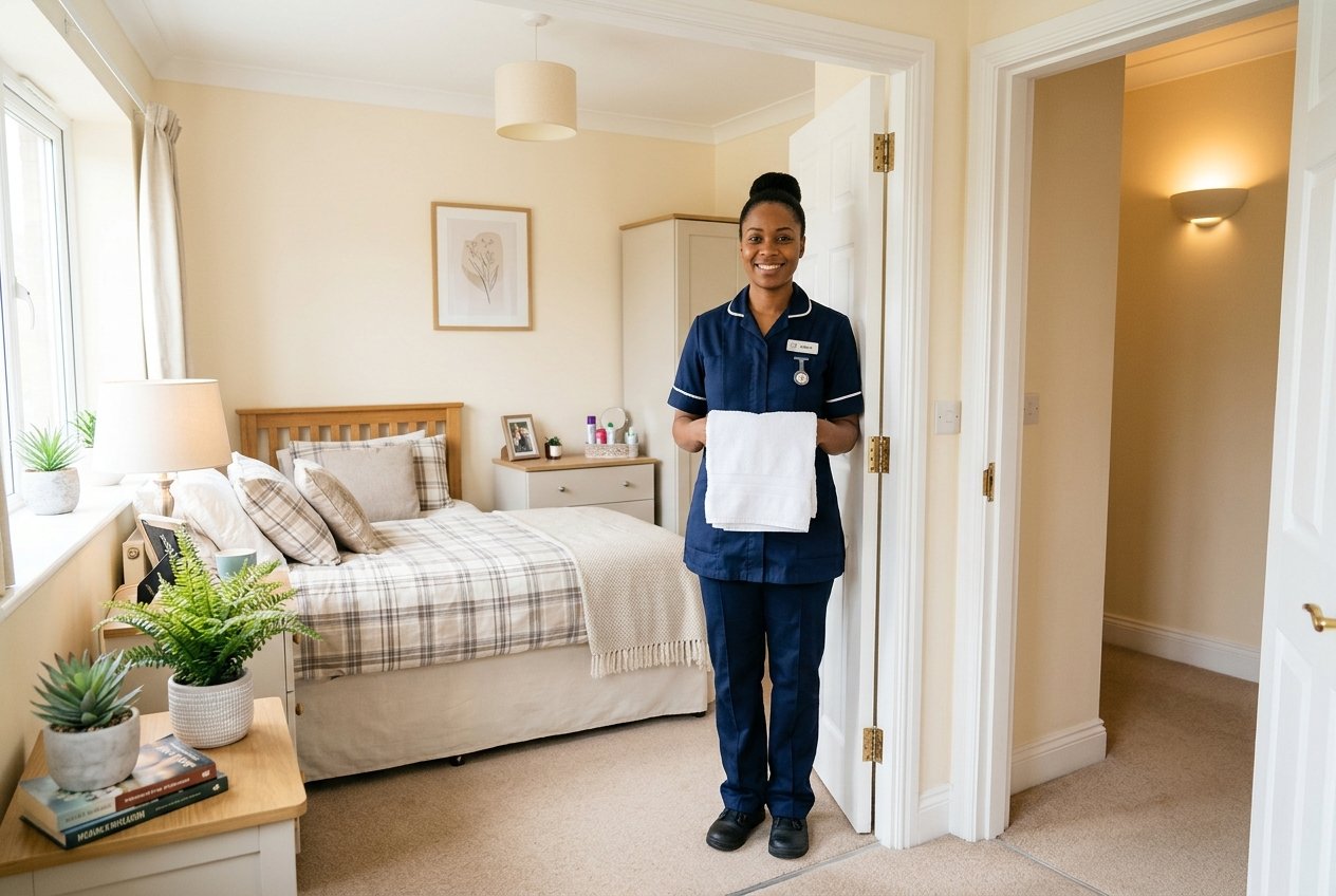 Comfortable family home for live-in domestic staff